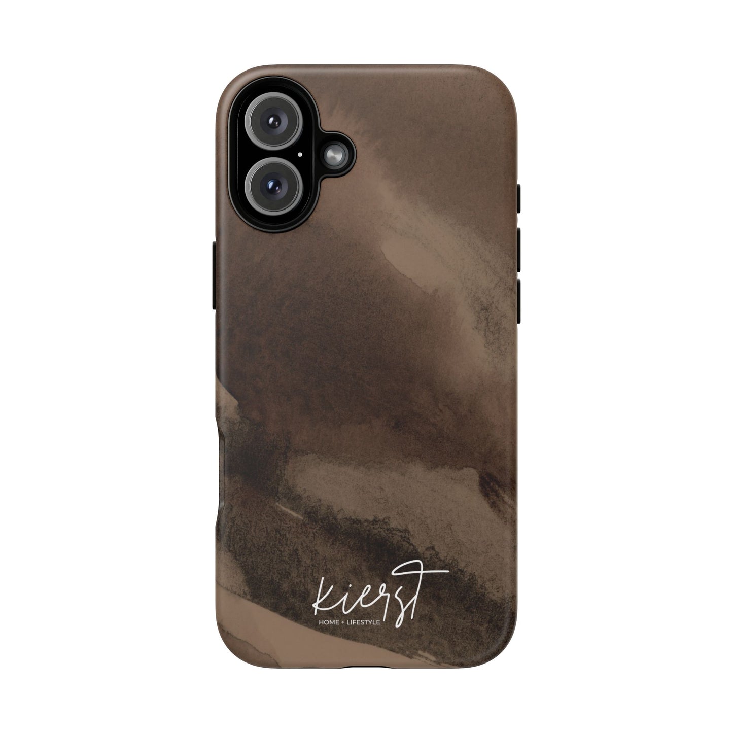Brown Abstract iPhone Case