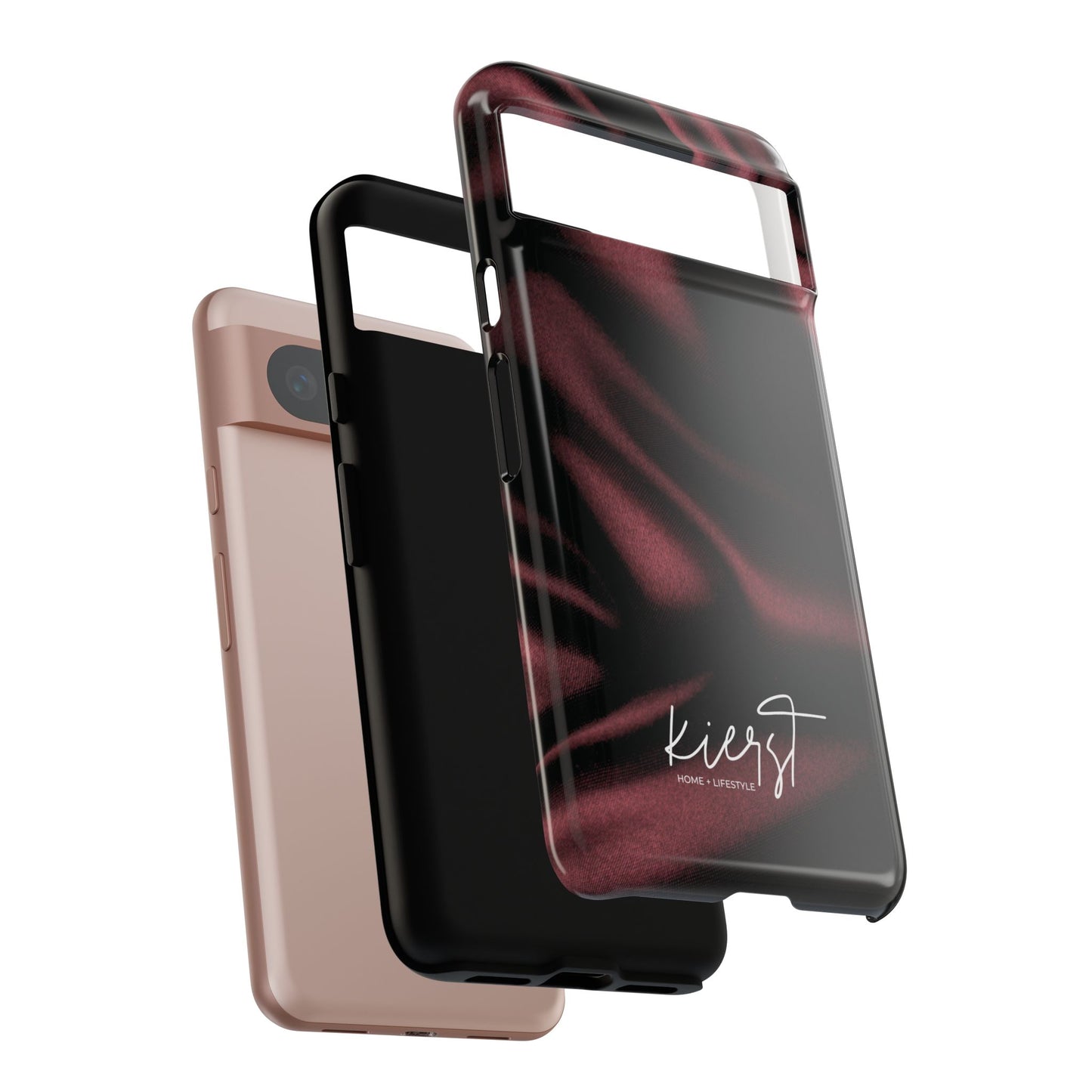 Signature Velvet Noir Silk Print Google Pixel Phone Case