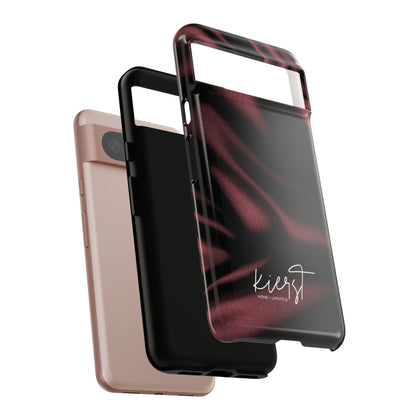Signature Velvet Noir Silk Print Google Pixel Phone Case