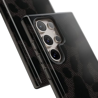 Black Leopard Samsung Galaxy Phone Case