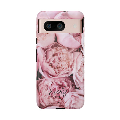 Pink Peonies Google Pixel Phone Case | Romantic Florals, Everyday Function