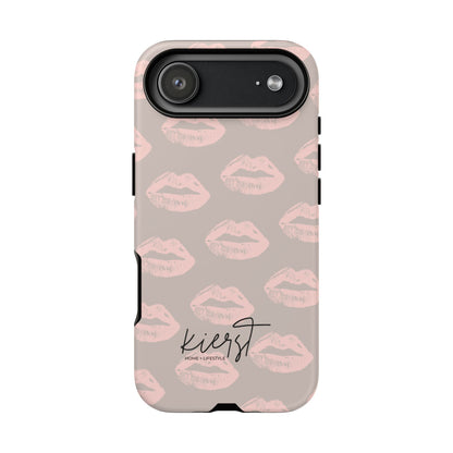 Pillow Talk-Inspired Lips on Oat iPhone Case