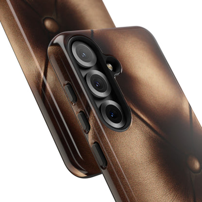 Bronze Tufted Print Samsung Galaxy Phone Case