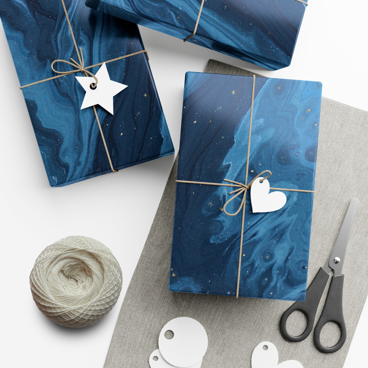 Blue Marble Gift Wrapping Paper