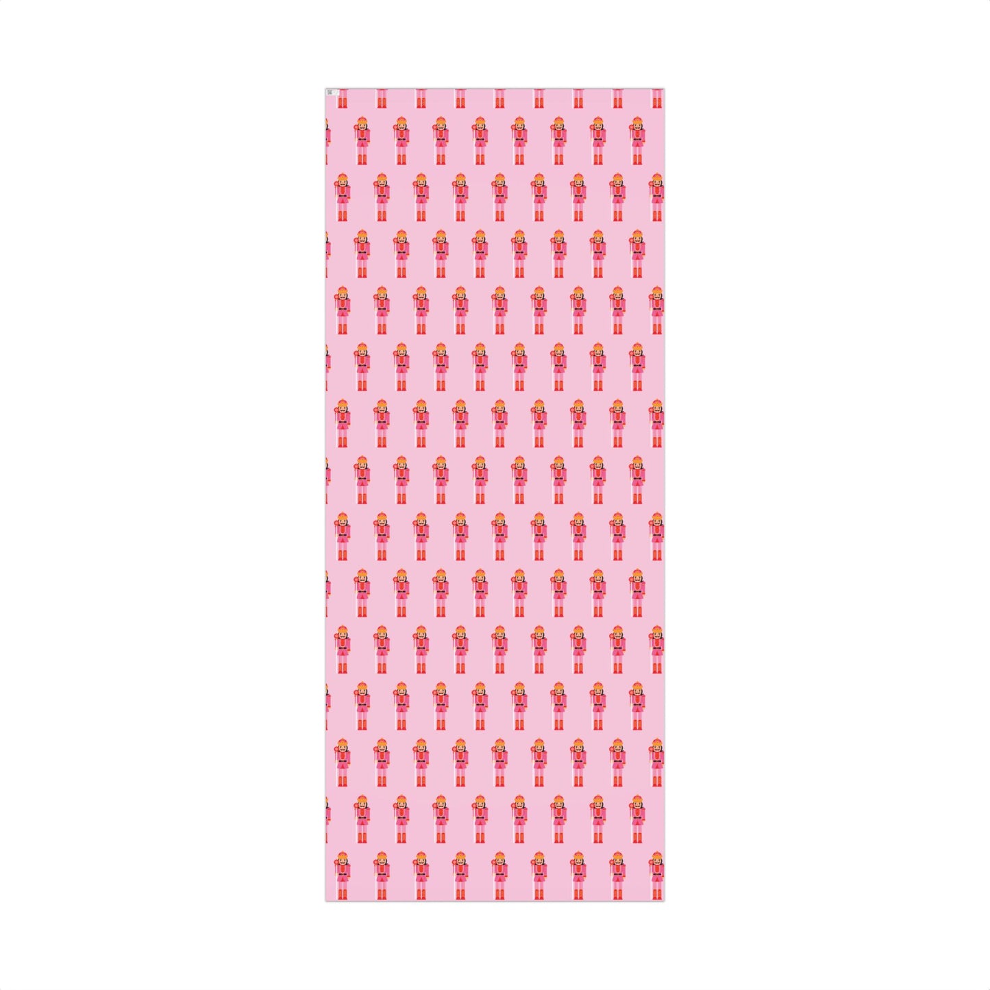 Fair Nutcracker on Pink Wrapping paper