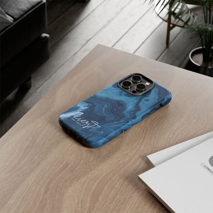 Blue Marble iPhone Case | Bold, Rich, & Unapologetically Refined