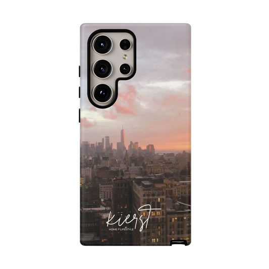 A New York Sunset Samsung Galaxy Phone Case | A Moment of Stillness in the City That Moves