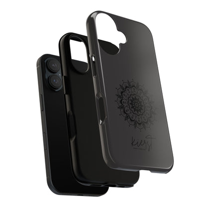 Black Mandala iPhone Case | Refined Calm in Every Curve