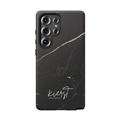 Black Marble Samsung Galaxy Phone Case