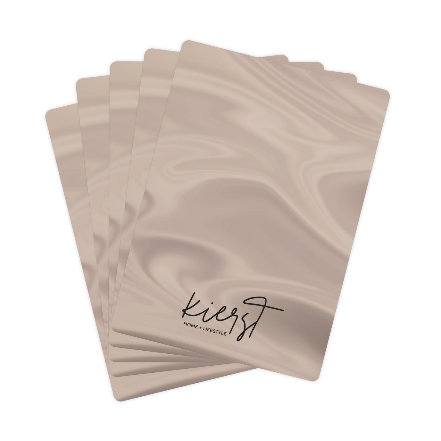 Taupe Dunes Poker Playing Cards