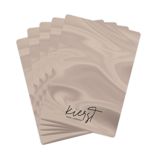 Taupe Dunes Poker Playing Cards