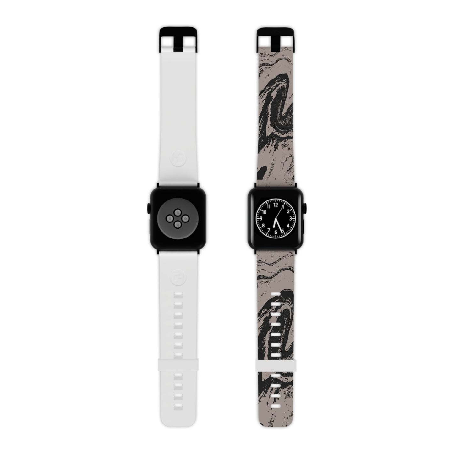 Black and Brown Marble Apple Watch Band