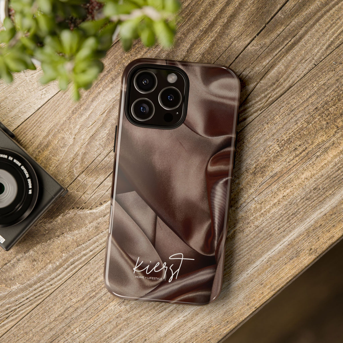 Chocolate Silk Print iPhone Case