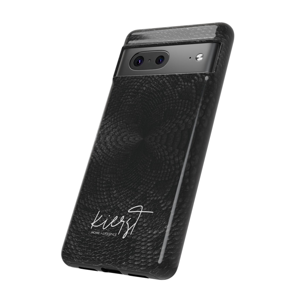 Black + Grey Snake Print Google Pixel Phone Case