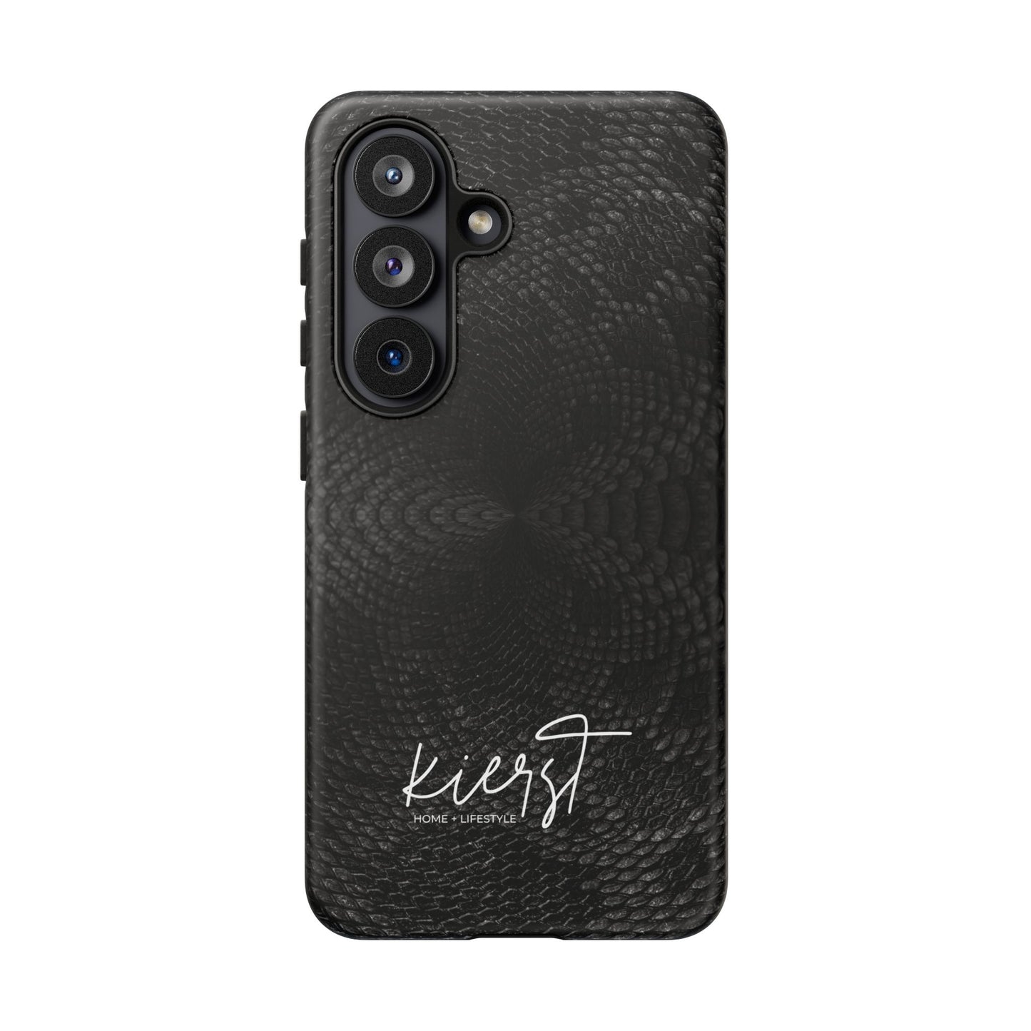 Black + Grey Snake Print Samsung Galaxy Phone Case