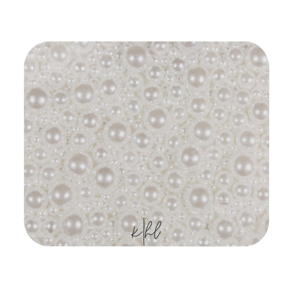Various Pearls Mouse Pad – Elegant White | Chic Office or Vanity Accessory