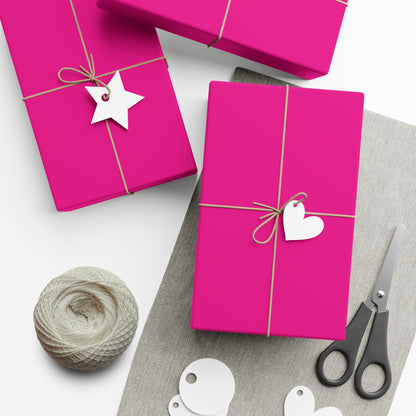 Signature Hot Pink Gift Wrap Paper – Bold, Feminine, Beautiful