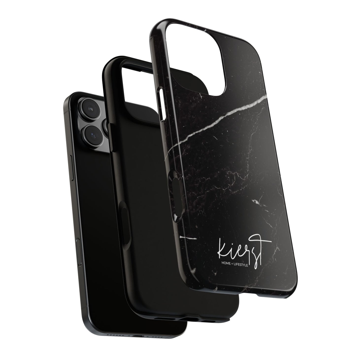 Black Marble iPhone Case