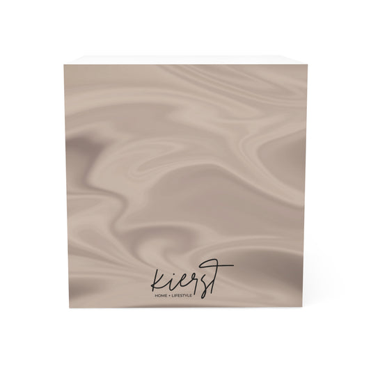 Taupe Dunes Note Cube