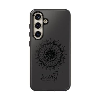 Black Mandala Samsung Galaxy Phone Case | Elevated Symmetry, Timeless Energy