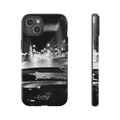 Faded Summer Nights iPhone Case | A Cinematic Blur of City Lights and Nostalgia