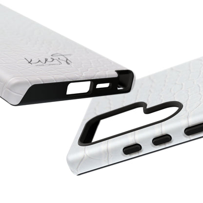 White Alligator Samsung Galaxy Case | Classic Texture Meets Modern Edge