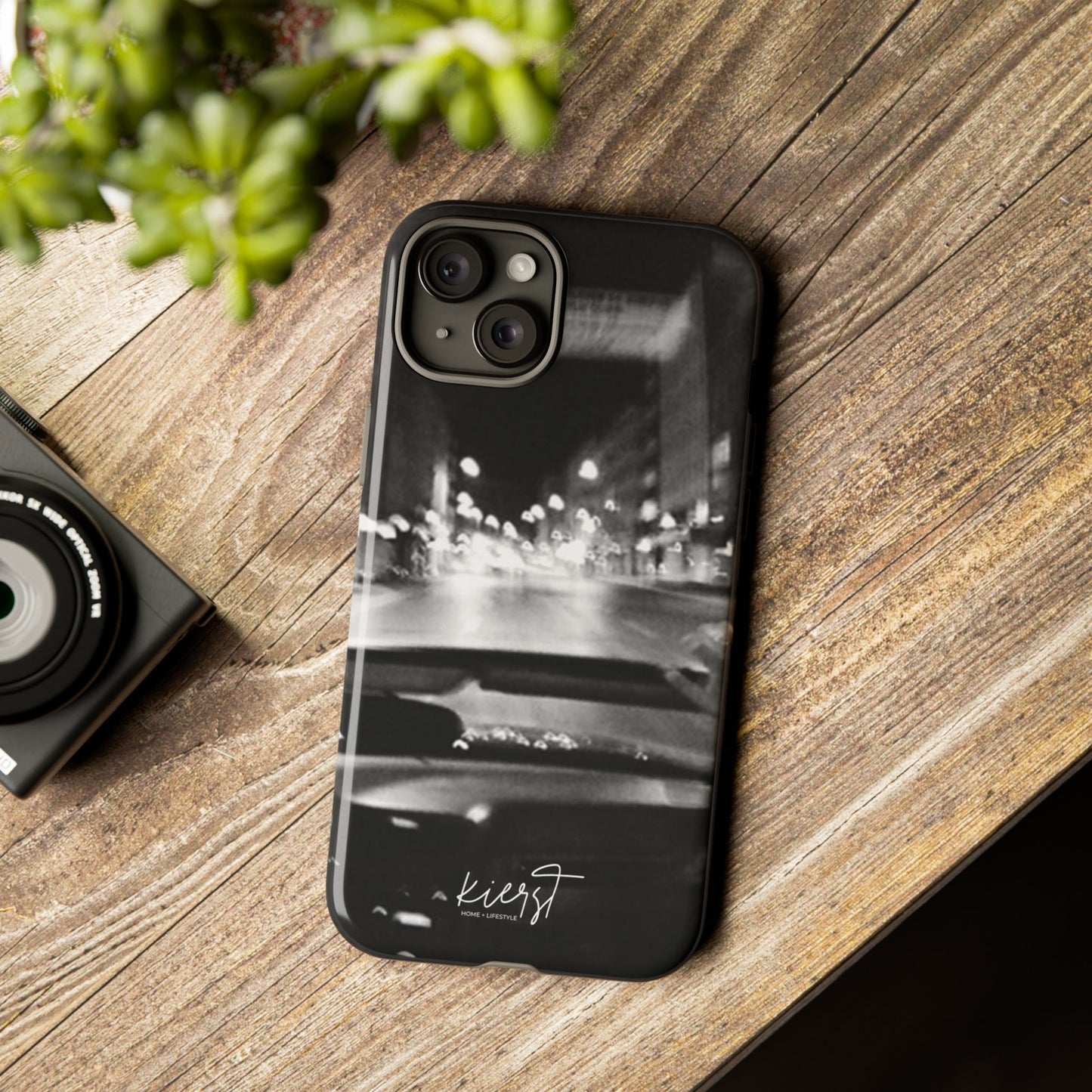 Faded Summer Nights iPhone Case | A Cinematic Blur of City Lights and Nostalgia