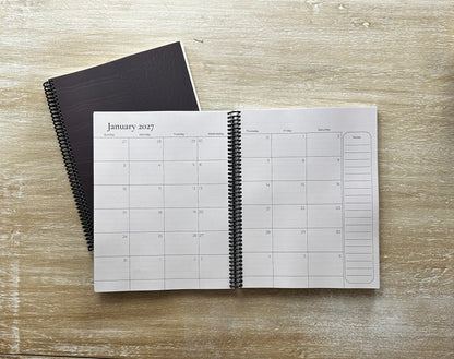 2027 Signature Velvet Noir Crocodile Lifestyle Planner