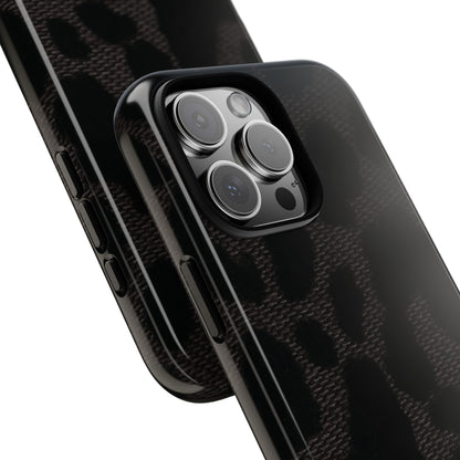 Black Leopard iPhone Case