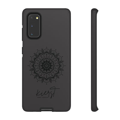 Black Mandala Samsung Galaxy Phone Case | Elevated Symmetry, Timeless Energy