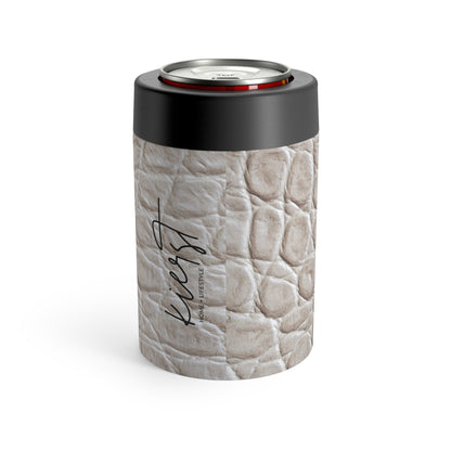 Cream Reptile Print Can Holder