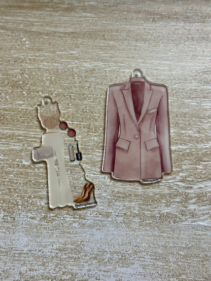Pink Chic Blazer Ornament