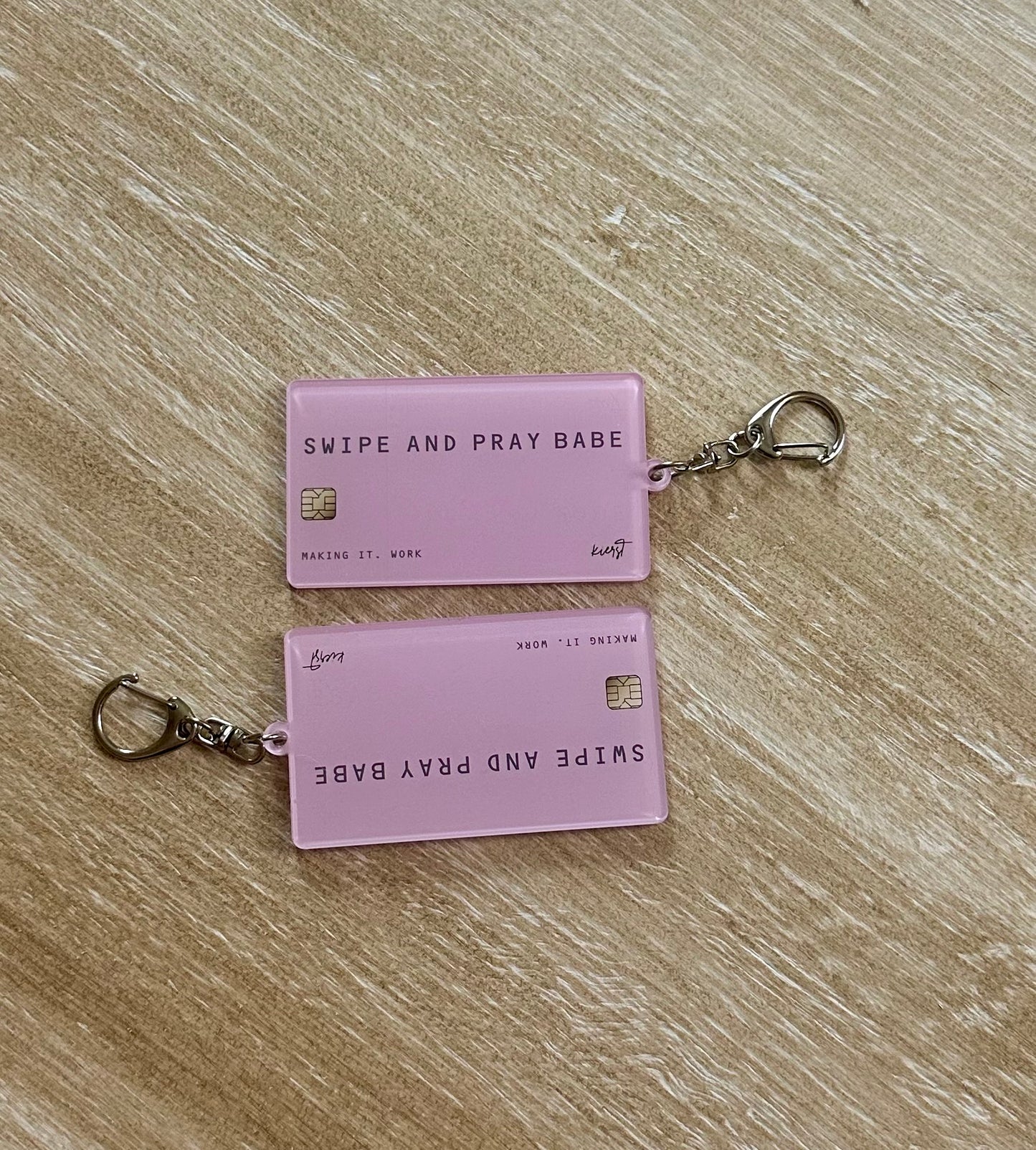 Swipe + Pray Keychain