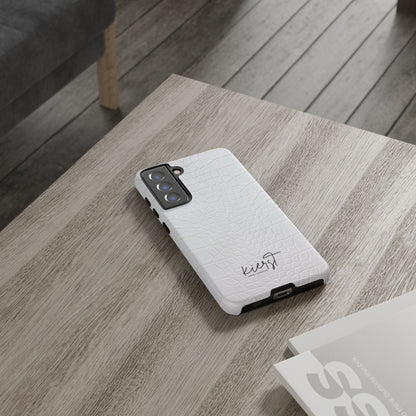 White Alligator Samsung Galaxy Case | Classic Texture Meets Modern Edge