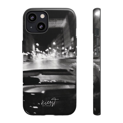 Faded Summer Nights iPhone Case | A Cinematic Blur of City Lights and Nostalgia