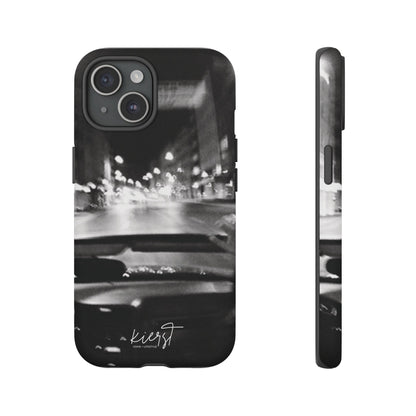 Faded Summer Nights iPhone Case | A Cinematic Blur of City Lights and Nostalgia