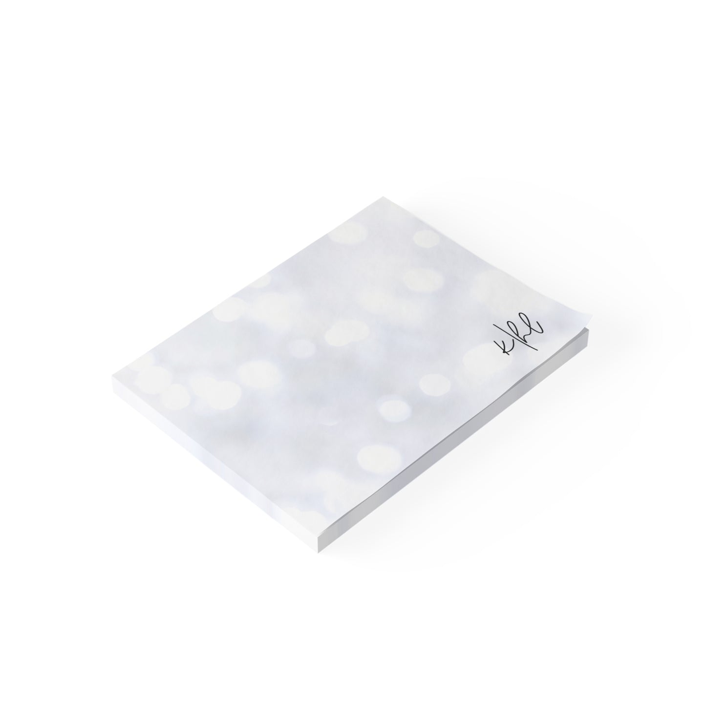 White Sparkle Post-it® Note Pad