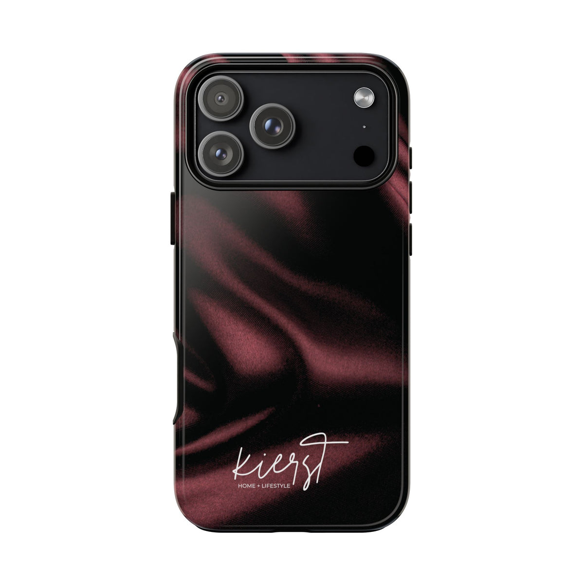 Signature Velvet Noir Silk Print iPhone Case
