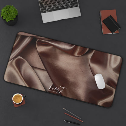 Chocolate Silk Print Desk Mat