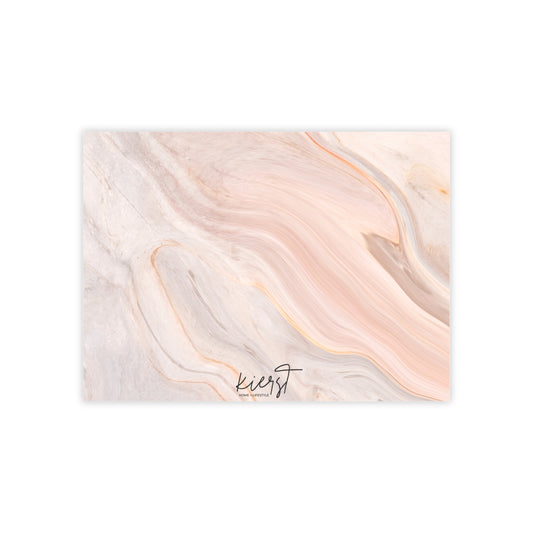 Blush Swirl Marble Post-it® Note Pad | Soft Pink Marble-Inspired Sticky Notes for Chic Desks
