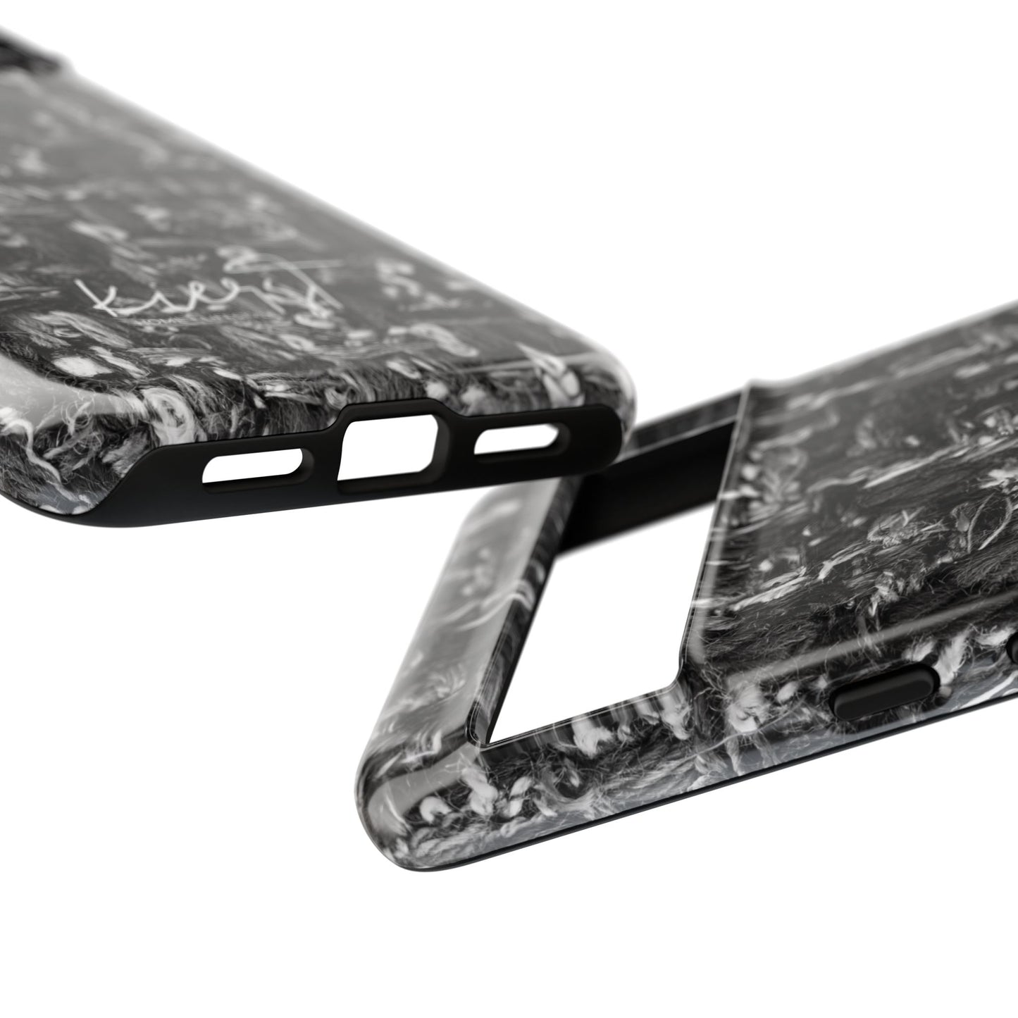 Grey Tweed Print Google Pixel Phone Case