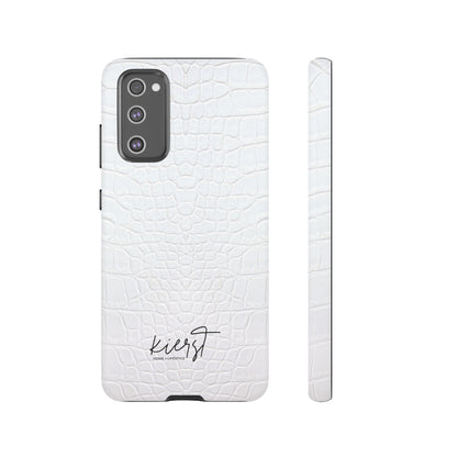 White Alligator Samsung Galaxy Case | Classic Texture Meets Modern Edge