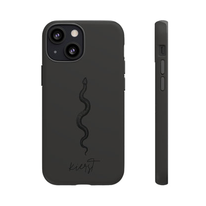 Long Black Snake iPhone Case | Subtle Edge, Quiet Power