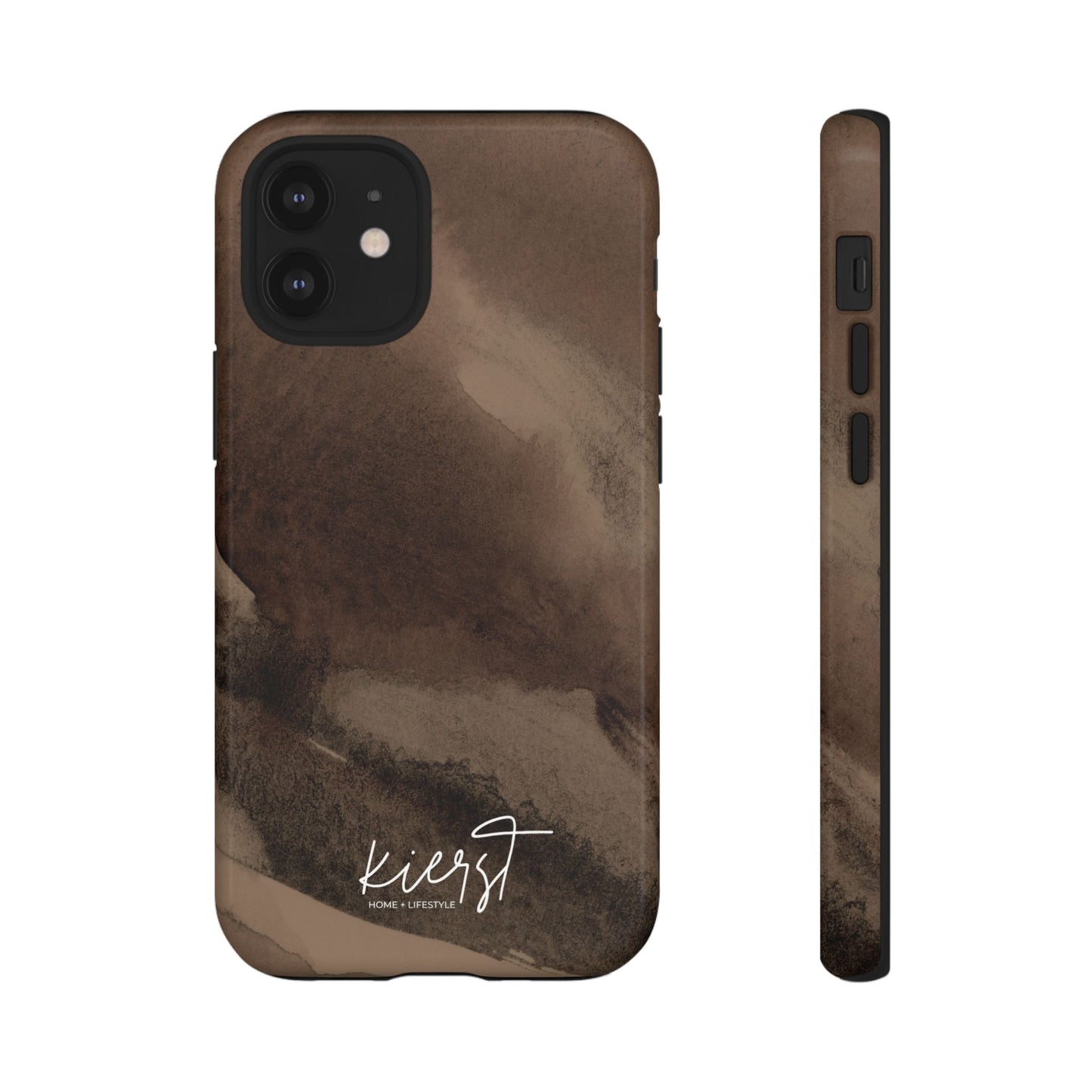 Brown Abstract iPhone Case
