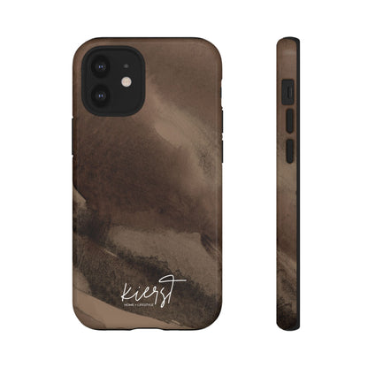 Brown Abstract iPhone Case