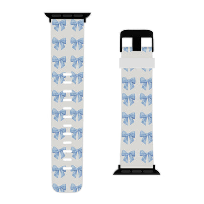 Multiple Blue Bows Apple Watch Band