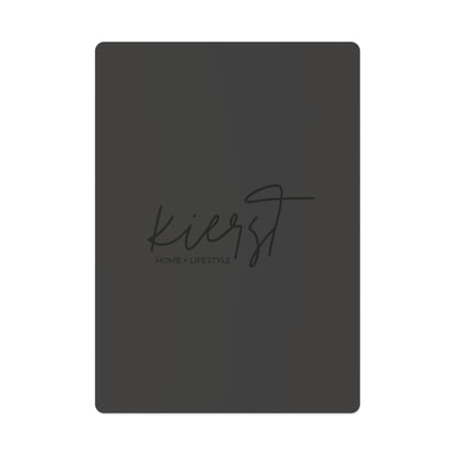 Charcoal Poker Playing Cards – kierst Home + Lifestyle Deck