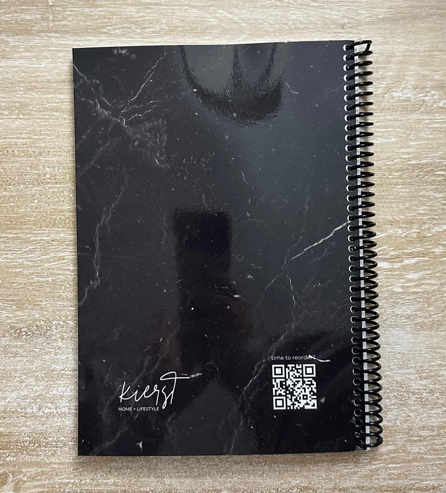 Academic Year Planner Black Marble