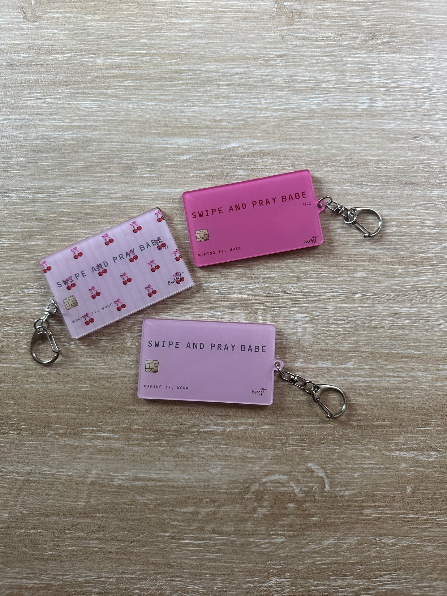 Swipe + Pray Keychain