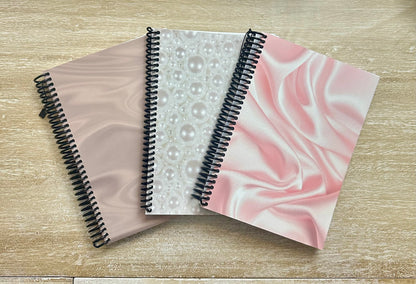 Pink Silk Print Notebook